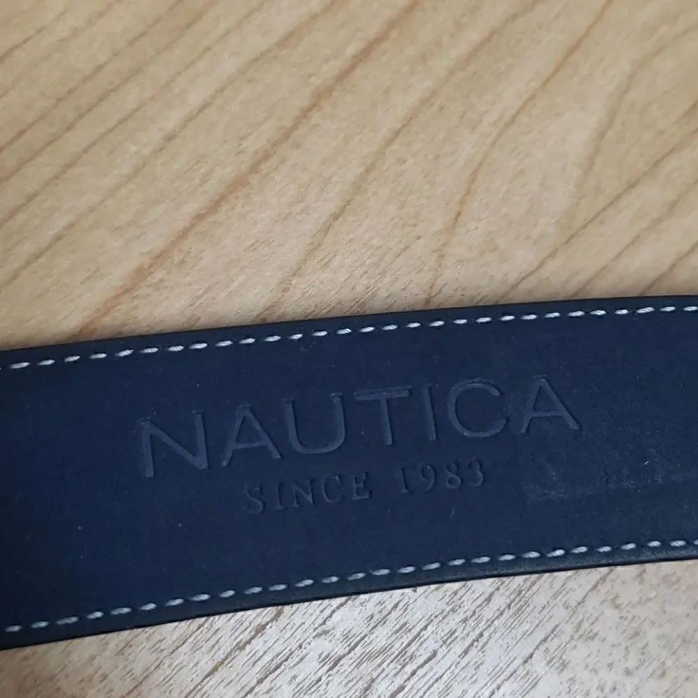 NAUTICA GENUINE LEATHER BLACK BELT
